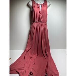 Anthropologie Moulinette Soeurs Women’s Maxi Dress Sz S Key Hole Quiet Luxury